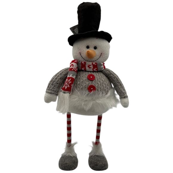 burton + BURTON Snowman Bobble Body Long Leg Rare 17" Spring Standing - Picture 2 of 16